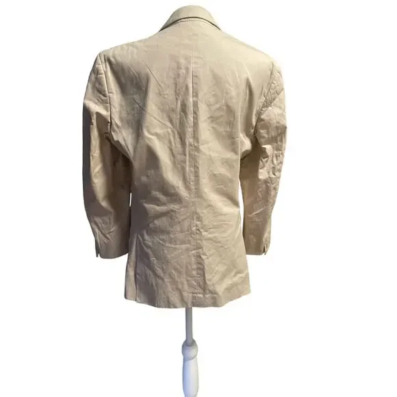 Banana Republic Mens Khaki Jacket 38S NWT - Picture 4 of 6